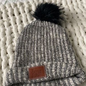 Love your melon Pom beanie
